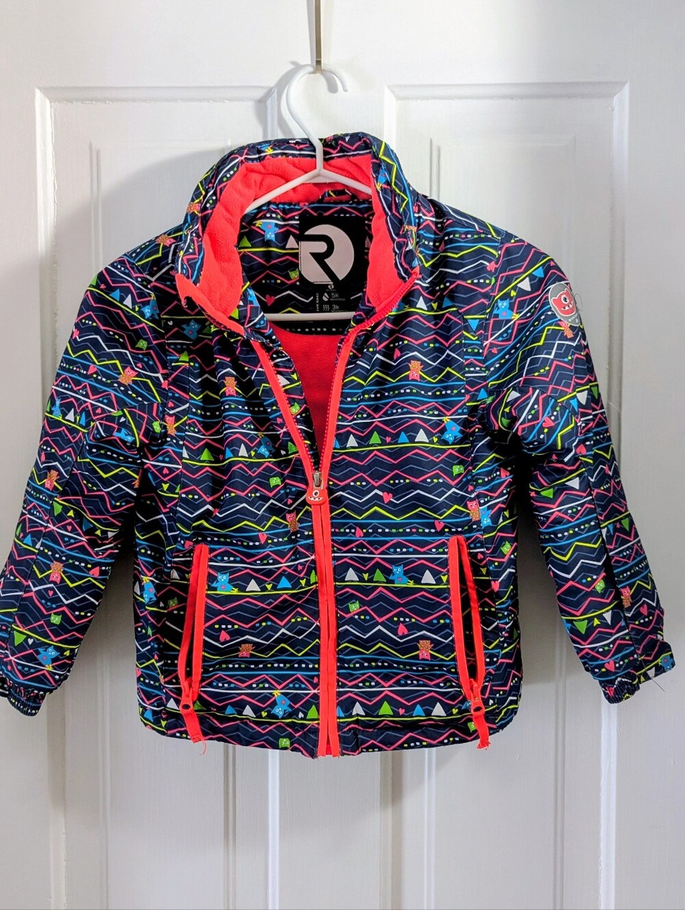 Girls  Ski Jacket Size 4T Ripzone - Picture 2 of 4